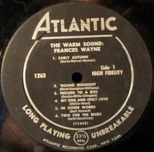 Laden Sie das Bild in den Galerie-Viewer, Frances Wayne : The Warm Sound: Frances Wayne (LP, Album)