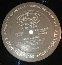 Charger l'image dans la galerie, Sarah Vaughan : Close To You (LP, Album, Mono)