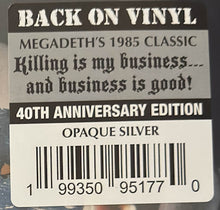 Laden Sie das Bild in den Galerie-Viewer, Megadeth : Killing Is My Business... And Business Is Good! (LP, Album, RE, RM, Sil)