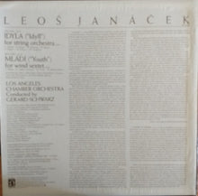 Laden Sie das Bild in den Galerie-Viewer, Janáček* - Los Angeles Chamber Orchestra* • Gerard Schwarz : Idyll For String Orchestra / Mládí ("Youth") For Wind Sextet (LP)