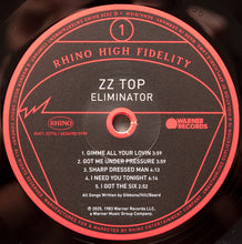 Charger l'image dans la galerie, ZZ Top : Eliminator (LP, Album, Ltd, RE, RM)