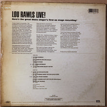 Load image into Gallery viewer, Lou Rawls : Live! (LP, Album, RE)