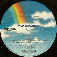 Load image into Gallery viewer, Merle Haggard : The Way I Am (LP, Album)
