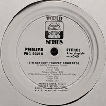 Load image into Gallery viewer, Rouen Chamber Orchestra* / Albert Beaucamp / Maurice Andre* / Danièle Artur* : Trumpet Concertos (LP)