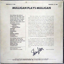Load image into Gallery viewer, Gerry Mulligan : Mulligan Plays Mulligan (LP, Comp, Mono, RE, RM)