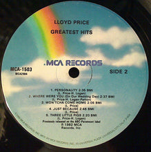 Laden Sie das Bild in den Galerie-Viewer, Lloyd Price : Greatest Hits (LP, Comp)