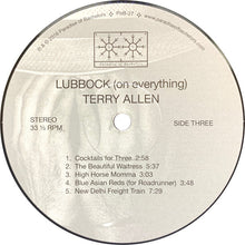Laden Sie das Bild in den Galerie-Viewer, Terry Allen : Lubbock (On Everything) (2xLP, Album, RE, RM, GZ )