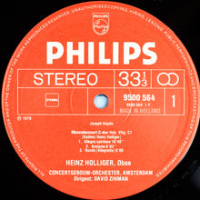 Load image into Gallery viewer, Heinz Holliger, Concertgebouw-Orchester, Amsterdam*, David Zinman - Haydn* / Reicha* / Rossini* / Donizetti* : Heinz Holliger Spielt = Plays Haydn / Reicha / Rossini / Donizetti (LP, Album)