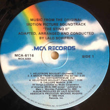 Load image into Gallery viewer, Lalo Schifrin : The Sting II (Music From The Original Motion Picture Soundtrack) (LP, Album, Pin)