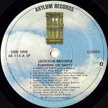 Load image into Gallery viewer, Jackson Browne : Running On Empty (LP, Album, SP )