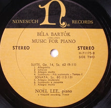 Charger l'image dans la galerie, Béla Bartók, Noël Lee : Music For Piano (LP)
