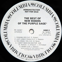 Laden Sie das Bild in den Galerie-Viewer, New Riders Of The Purple Sage : The Best Of New Riders Of The Purple Sage (LP, Comp, Promo)