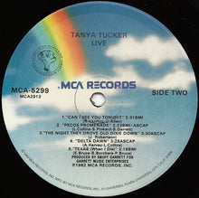 Load image into Gallery viewer, Tanya Tucker : Live (LP, Album, Glo)