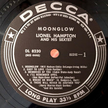 Charger l'image dans la galerie, Lionel Hampton And His Sextet : Moonglow (LP, Mon)