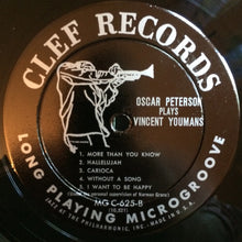 Charger l'image dans la galerie, Oscar Peterson : Oscar Peterson Plays Vincent Youmans (LP, Album)
