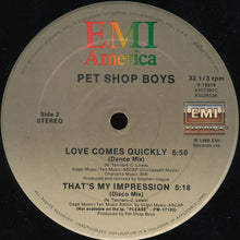 Charger l'image dans la galerie, Pet Shop Boys : Love Comes Quickly (12", Single)