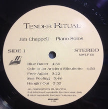 Charger l'image dans la galerie, Jim Chappell : Tender Ritual (Piano Solos) (LP, Album, RE)