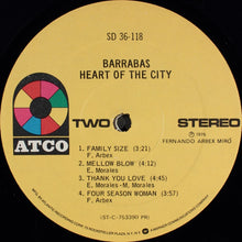 Charger l'image dans la galerie, Barrabas : Heart Of The City (LP, Album, PR )