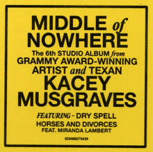 Load image into Gallery viewer, Kacey Musgraves : Middle Of Nowhere (LP, Album, Bro)