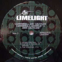 Laden Sie das Bild in den Galerie-Viewer, Cannonball* & Coltrane* : Cannonball & Coltrane (LP, Album, Mono, RE, Gat)