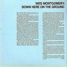 Charger l'image dans la galerie, Wes Montgomery : Down Here On The Ground (LP, Album, Gat)