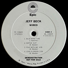Load image into Gallery viewer, Jeff Beck : Wired (LP, Promo)