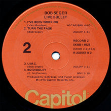 Load image into Gallery viewer, Bob Seger & The Silver Bullet Band* : Live Bullet (2xLP, Album, Club, RCA)