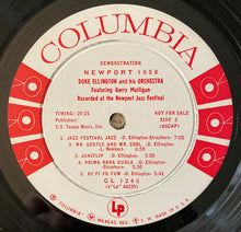 Laden Sie das Bild in den Galerie-Viewer, Duke Ellington And His Orchestra : Newport 1958 (LP, Album, Mono, Promo)