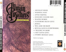 Load image into Gallery viewer, The Allman Brothers Band : Legendary Hits (CD, Comp)