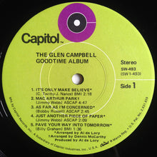 Load image into Gallery viewer, Glen Campbell : The Glen Campbell Goodtime Album (LP, Album, Win)