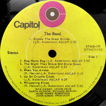 Charger l'image dans la galerie, The Band : The Band (LP, Album, Los)