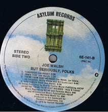 Load image into Gallery viewer, Joe Walsh : "But Seriously, Folks..." (LP, Album, PRC)
