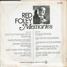 Load image into Gallery viewer, Red Foley : Memories (LP, Album)