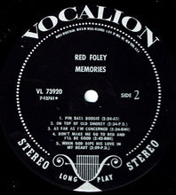Load image into Gallery viewer, Red Foley : Memories (LP, Album)