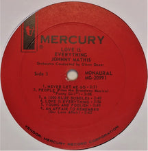 Load image into Gallery viewer, Johnny Mathis : Love Is Everything (LP, Album, Mono)