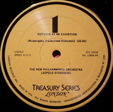 Charger l'image dans la galerie, Mussorgsky* / Tchaikovsky*, Leopold Stokowski : Pictures At An Exhibition · 1812 Overture (LP, Comp)