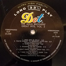 Load image into Gallery viewer, The Mills Brothers : Great Hits - Vol. 2 (LP, Album)