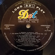 Load image into Gallery viewer, The Mills Brothers : Great Hits - Vol. 2 (LP, Album)