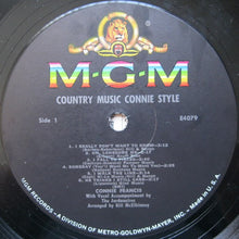 Load image into Gallery viewer, Connie Francis : Country Music Connie Style (LP, Album, Mono, MGM)