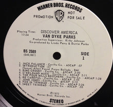 Laden Sie das Bild in den Galerie-Viewer, Van Dyke Parks : Discover America (LP, Album, Promo, San)