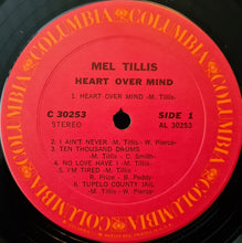 Load image into Gallery viewer, Mel Tillis : Heart Over Mind (LP, Comp)