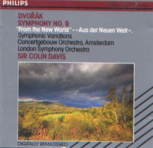 Laden Sie das Bild in den Galerie-Viewer, Dvořák*, Concertgebouw Orchestra, Amsterdam*, London Symphony Orchestra, Sir Colin Davis : Symphony No. 9 · Symphonic Variations (CD, RM)