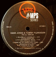 Charger l'image dans la galerie, Hank Jones And Tommy Flanagan : I'm All Smiles (LP, Album, Hau)
