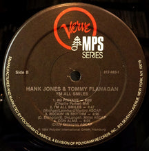Charger l'image dans la galerie, Hank Jones And Tommy Flanagan : I'm All Smiles (LP, Album, Hau)