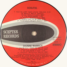 Load image into Gallery viewer, Dionne Warwick : Soulful (LP, Album, Club)