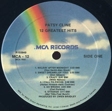Laden Sie das Bild in den Galerie-Viewer, Patsy Cline : 12 Greatest Hits (LP, Comp, Club, RE)