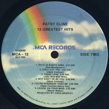 Laden Sie das Bild in den Galerie-Viewer, Patsy Cline : 12 Greatest Hits (LP, Comp, Club, RE)