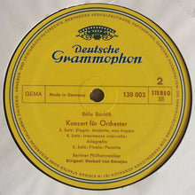 Load image into Gallery viewer, Bartók* - Berliner Philharmoniker · Herbert von Karajan : Konzert Für Orchester (LP, RE)