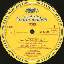 Charger l'image dans la galerie, Grieg* / Sibelius* – Berliner Philharmoniker · Herbert von Karajan : Peer Gynt Suites 1 & 2 / Pelléas Et Mélisande (LP, RP)