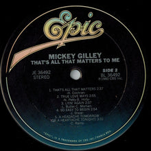 Laden Sie das Bild in den Galerie-Viewer, Mickey Gilley : That's All That Matters To Me (LP, Album, Ter)